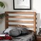 Baxton Studio Akemi Modern and Contemporary Ash Walnut Finished Wood Twin Size Headboard 182-11104-Zoro - alternate 6